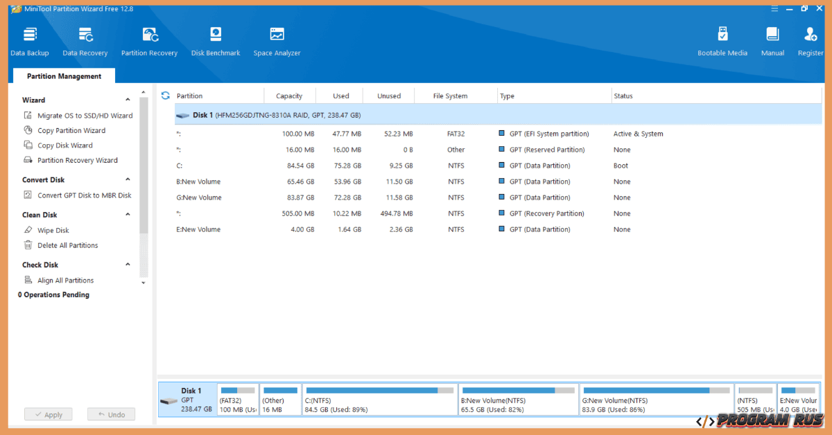 MiniTool Partition Wizard